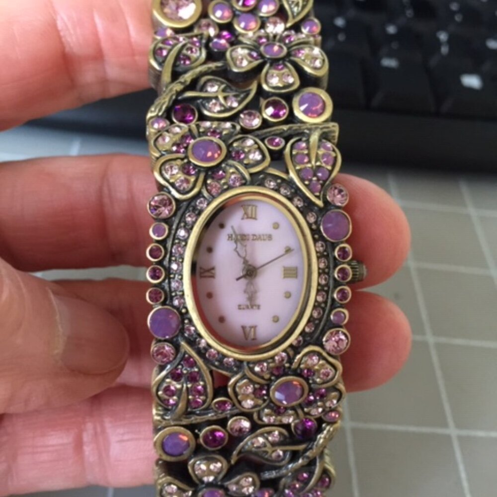 Heidi Daus Cuff Bracelet Watch Whimsical